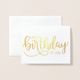 Eenvoudige minimalistische kalligrafie op zaterdag folie kaarten