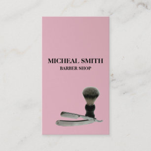 Eenvoudige Minimalistische Kapper Salon Visitekaartje