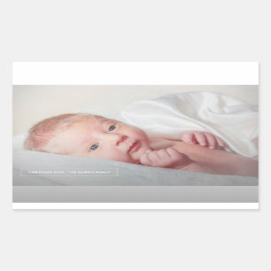 Eenvoudige minimalistische kerstfoto Sticker