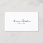 Eenvoudige minimalistische klassemanager visitekaartje (Voorkant)