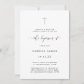 Eenvoudige Minimalistische Klassieke Waterverf Gro Kaart (Voorkant)