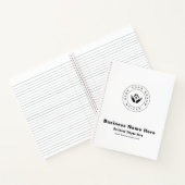 Eenvoudige Minimalistische Kleurnaam | Aangepast L Notitieboek (Binnen)