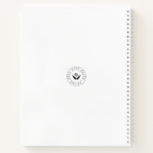 Eenvoudige Minimalistische Kleurnaam | Aangepast L Notitieboek (Achterkant)