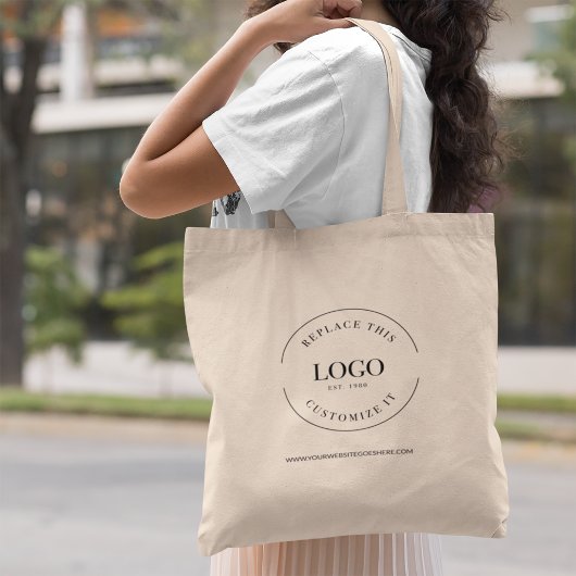 Eenvoudige minimalistische Logo Promotional Busine Tote Bag