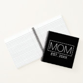 Eenvoudige minimalistische mama typografie | NOTIT Notitieboek (Binnen)