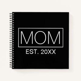 Eenvoudige minimalistische mama typografie | NOTIT Notitieboek