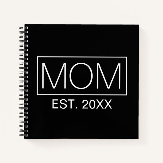 Eenvoudige minimalistische mama typografie | NOTIT Notitieboek (Voorkant)