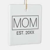 Eenvoudige minimalistische mams Typografie | ORNAM Keramisch Ornament (Rechts)