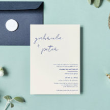 Eenvoudige minimalistische marine blauw moderne br