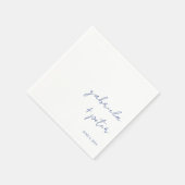 Eenvoudige minimalistische marine blauw moderne br servet (Hoek)