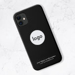 Eenvoudige minimalistische minimalistische logo Bu Case-Mate iPhone Case<br><div class="desc">Business Logo Custom Company iPhone Case. Eenvoudige sjabloon van een bedrijf met eigen merk.</div>