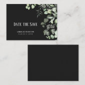 Eenvoudige minimalistische mint groene bruiloft we notitiekaartje (Voorkant / Achterkant)