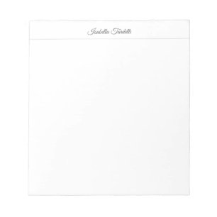 Eenvoudige Minimalistische Moderne Calligrafie Naa Notitieblok