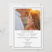 Eenvoudige minimalistische moderne klassieke foto  kaart (Voorkant)