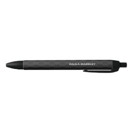 Eenvoudige minimalistische moderne monogram patroo zwarte inkt pen