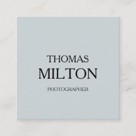 Eenvoudige minimalistische moderne QR-code Vierkante Visitekaartje