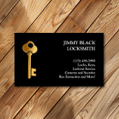 Eenvoudige minimalistische moderne slotenmaker gou visitekaartje