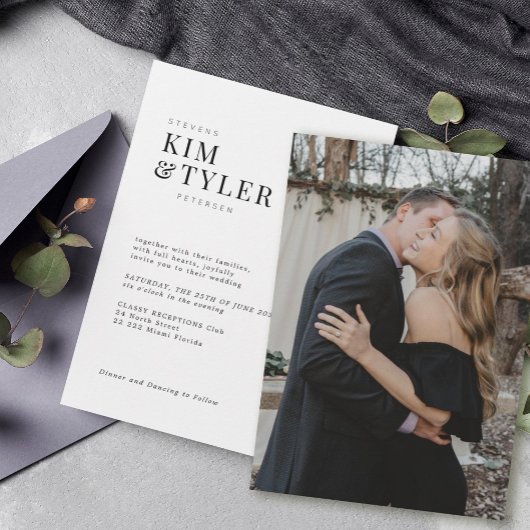 Eenvoudige, minimalistische, moderne typografische kaart