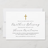 Eenvoudige minimalistische moeder zegen QR-code RS Kaart (Voorkant)