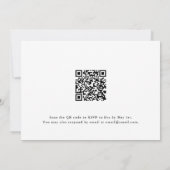 Eenvoudige minimalistische moeder zegen QR-code RS Kaart (Achterkant)