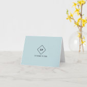 Eenvoudige Minimalistische Monogram Persoonlijke B Kaart (Gele Bloem)