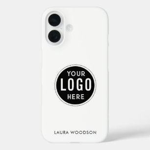 Eenvoudige minimalistische naam van Logo iPhone 16 Hoesje