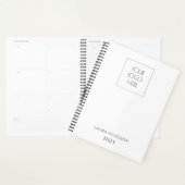 Eenvoudige minimalistische naam van Logo Planner (Display)