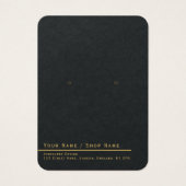 Eenvoudige, minimalistische oorenkaart visitekaartje (Voorkant)