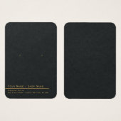 Eenvoudige, minimalistische oorenkaart visitekaartje (Voorkant /achterkant)