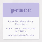 Eenvoudige, minimalistische Paarse groene roze eth Labels (Design 1)