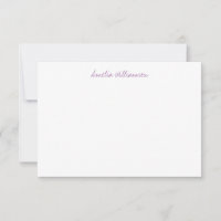 Eenvoudige Minimalistische Paarse Handgeschreven K