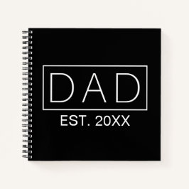 Eenvoudige minimalistische paptypografie | Notitie Notitieboek