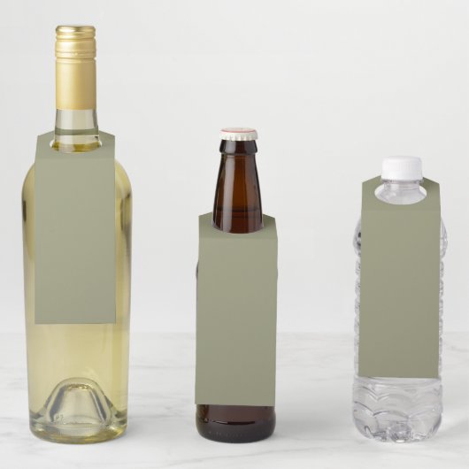 Eenvoudige minimalistische pastelsalie flessenhanger (In situ)