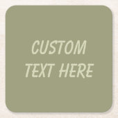 Eenvoudige minimalistische pastelsalie kartonnen onderzetters (Voorkant)