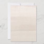 Eenvoudige minimalistische pompoen Bloemen Baby sh Kaart (Achterkant)