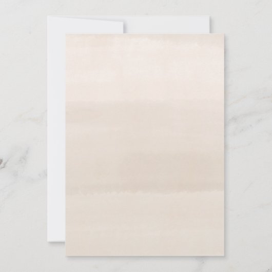 Eenvoudige minimalistische pompoen Bloemen Baby sh Kaart (Achterkant)