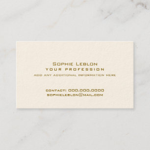 Eenvoudige Minimalistische Professionele Handteken Contactkaartje