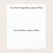 Eenvoudige minimalistische professionele map Aange Visitekaartje (Binnenkant ongevouwen)