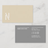 Eenvoudige minimalistische professionele Visitekaa Visitekaartje (Voorkant / Achterkant)