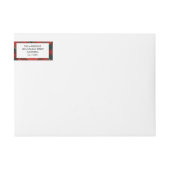 Eenvoudige minimalistische rode en groene geplakte (Voorkant)