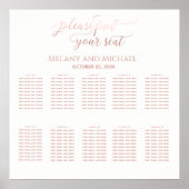 Eenvoudige, minimalistische, romantische goudkalli poster (Voorkant)