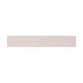 Eenvoudige minimalistische roze beige bruiloft bui uitnodigingen wikkel (Vlak)