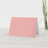 Eenvoudige Minimalistische Roze Bruidsmeisje Bedan Bedankkaart (Achterkant)