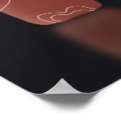 Eenvoudige, minimalistische Scandinavische Poster (Hoek)