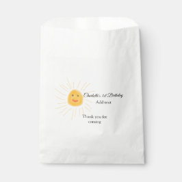 Eenvoudige minimalistische schattige baby kinder Q Bedankzakje