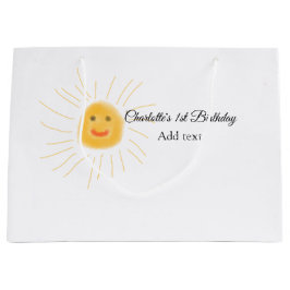Eenvoudige minimalistische schattige baby kinder Q Groot Cadeauzakje