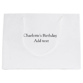 Eenvoudige minimalistische schattige baby kinder Q Groot Cadeauzakje