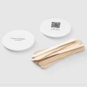 Eenvoudige minimalistische schattige baby kinder Q Handwaaier (Niet-gemonteerd)