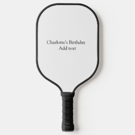 Eenvoudige minimalistische schattige baby kinder Q Pickleball Paddle