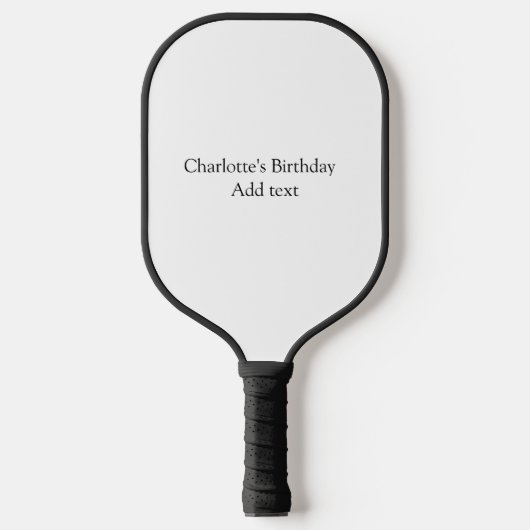 Eenvoudige minimalistische schattige baby kinder Q Pickleball Paddle (Voorkant)